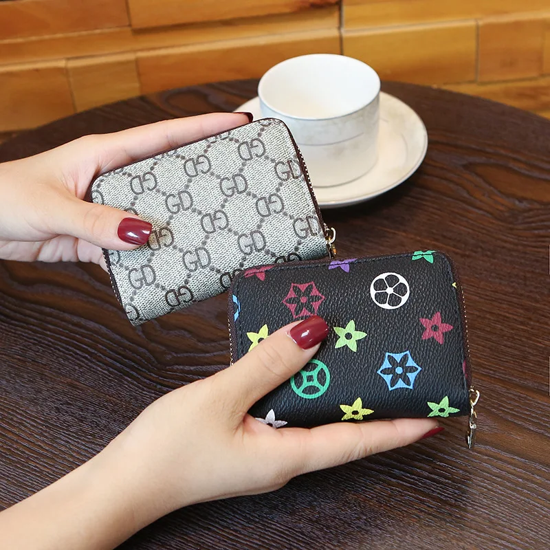 

European and American driver's license set zipper card bag women's organ card clip credit card set