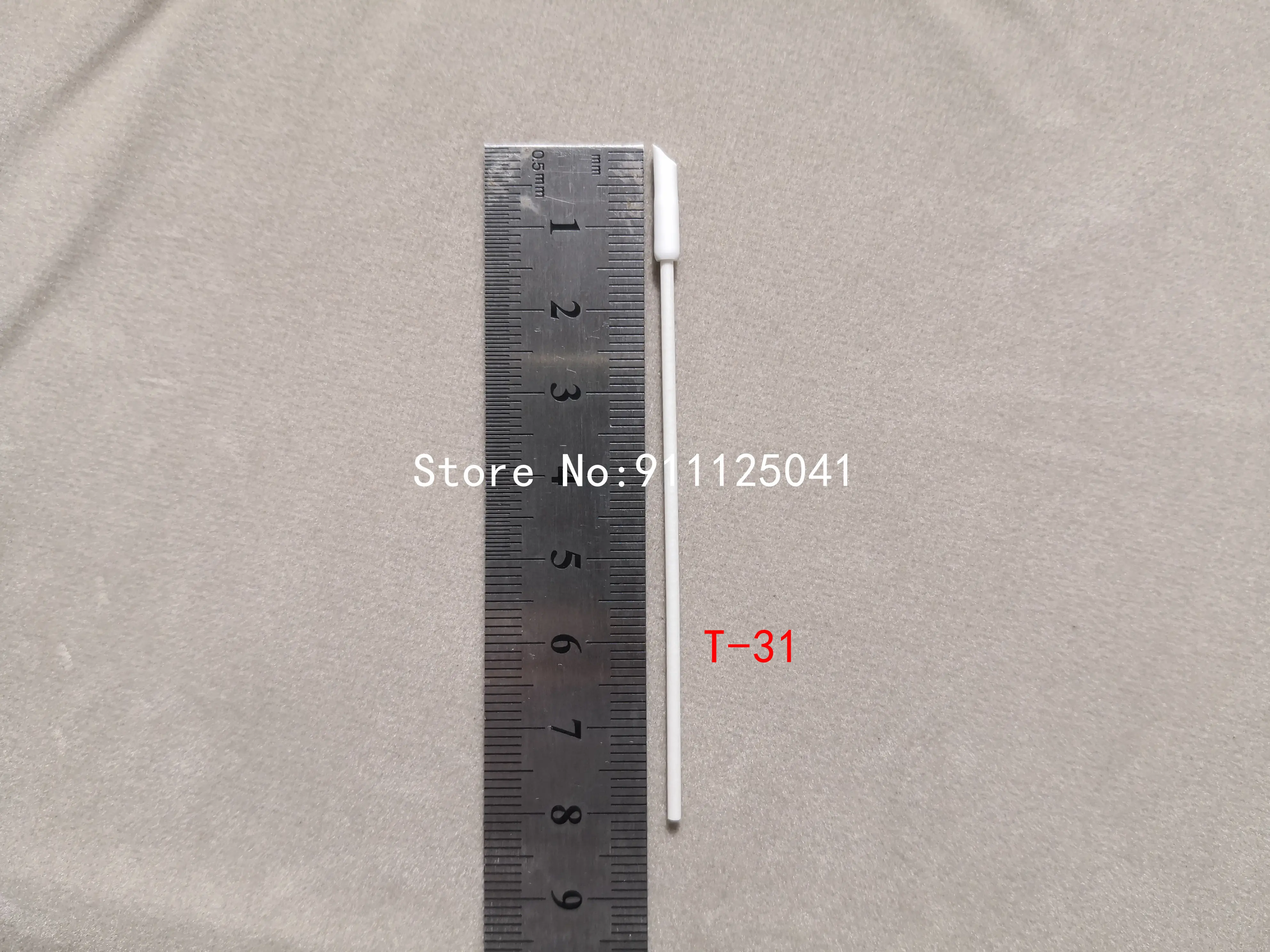 50pcs Polyester Clean Swabs for Rubystick Printhead - T-31 T39 Ruby Stick/Head, H-31 H39 3mm PU Soft Slant Cleaning Swabs Description Image.This Product Can Be Found With The Tag Names Computer cleaners, Computer Office, Ruby stick