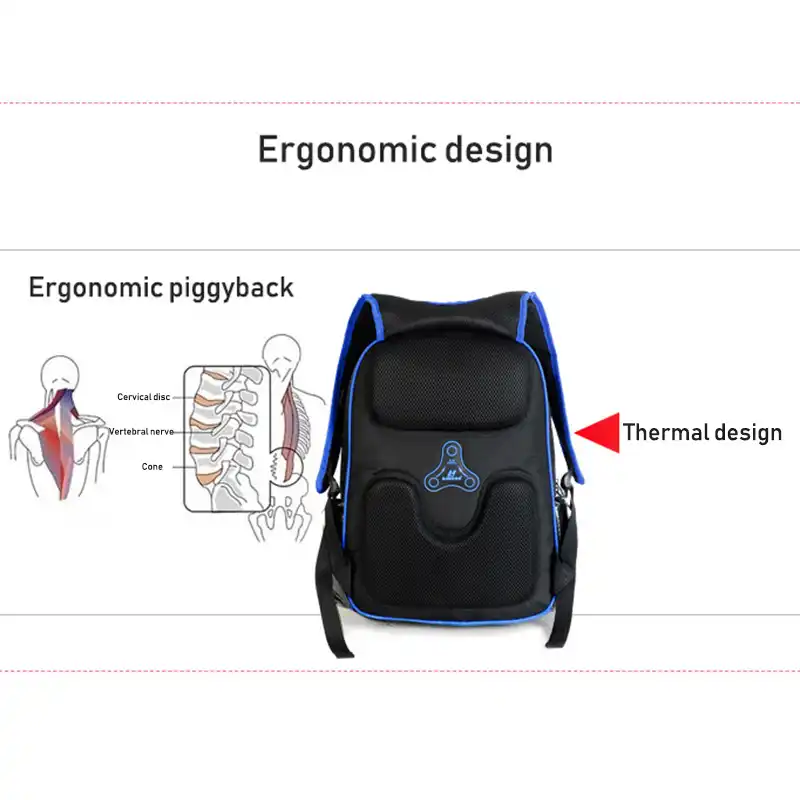 kid with big backpack