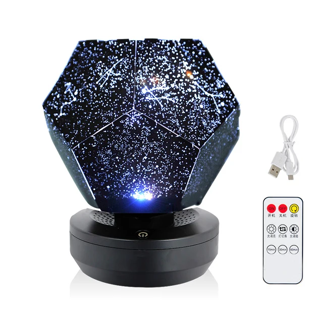 Starry Sky Projector Galaxy Projector Star Lights Room Ceiling Galaxy  Children's Night Light Space Nightlight Child Kids Gift With remote control