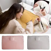 Электрическое USB нагревательное одеяло, зимнее теплое нагревательное одеяло для дома и офиса, переносное мягкое плюшевое тканевое одеяло