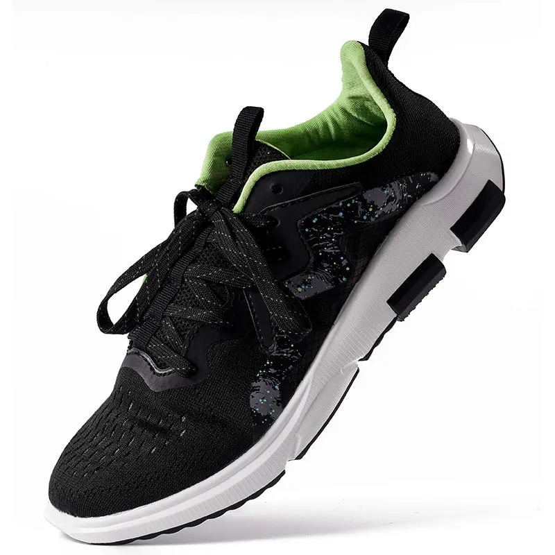 

Summer Jacquard Venom Flying Woven Shoes Men's Breathable Low Top Athletic Shoes Mesh Casual Trend Canvas Shoes Popular Trendy S