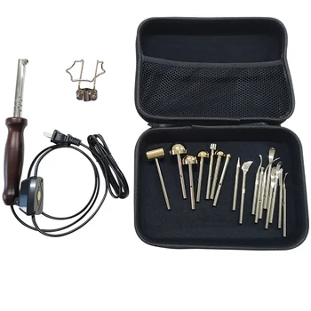 

DIY Electric Flower Machine Artificial Flower ironing Machine 17 Fake Flower Skin Carving Tool Set