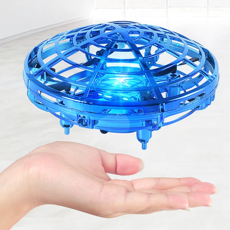 Mini Dron UFO RC con sensor manual para niños, cuadricóptero eléctrico portátil con sensor de inducción, flayaball, drohne, Juguetes