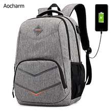 Aocharm мужской рюкзак женский Школьный рюкзак, рюкзак для путешествий женский рюкзак для ноутбука для школы подростков девочек колледжа сумка пакет школьной сумки
