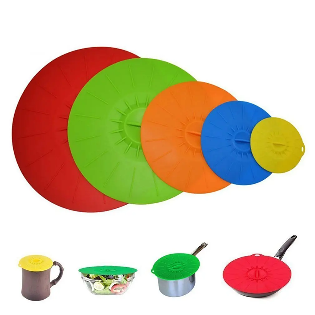 

Silicone Fresh-Keeping Lid Pot Lid Silicone Fresh-Keeping Silicone Fresh-Keeping Lid Fresh Refrigerated Oven Microwave Oven