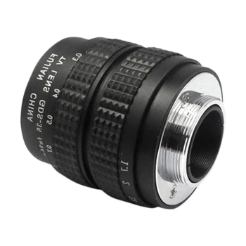 

35mm F/1.7 Movie Lens C-Mount Lens Prime Lens with Adapter Ring for Canon EOSM / M2 / M3