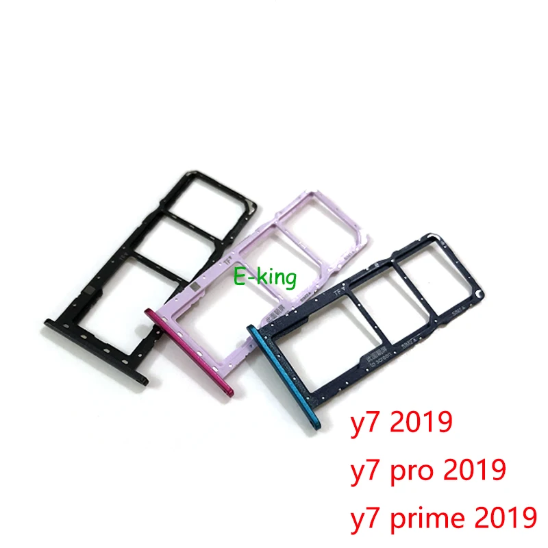 Huawei Y7 Prime Pro Sim Card Slot Tray Holder Sim Card Reader Socket phone sim tray holder