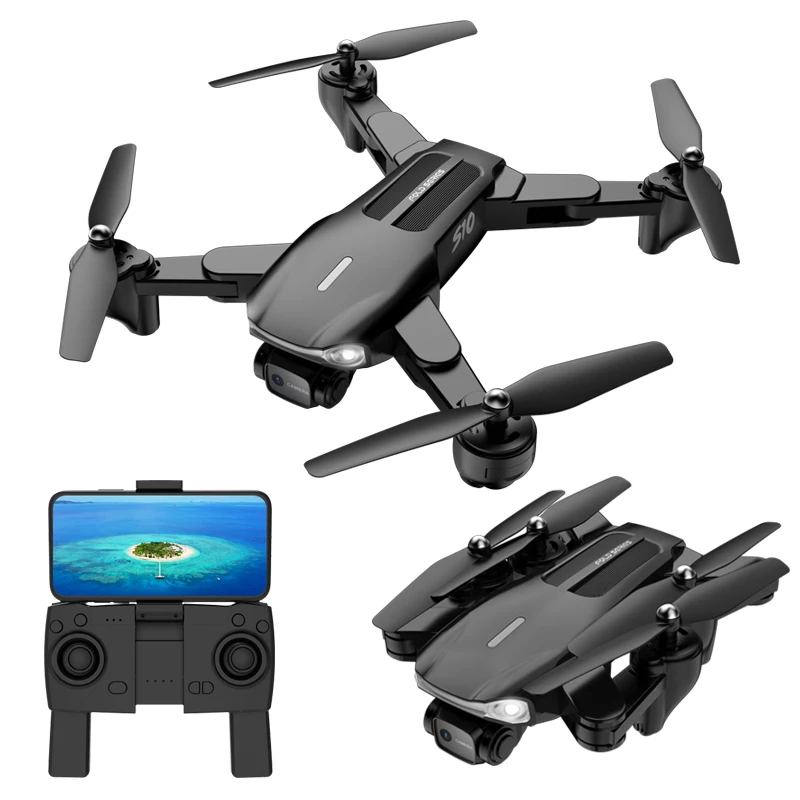 Foldable Drones with 4k HD Camera for Adults RC Quadcopter WiFi FPV Live Video Altitude Hold Headless Mode Kids Beginners | Электроника