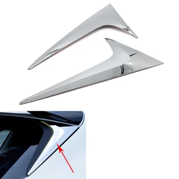 

For Mazda CX-5 CX5 KF 17 - 20 Rear Window Side Spoiler Cover Trim Triangle Garnish Pillar Molding Bezel Styling Exterior Sticker