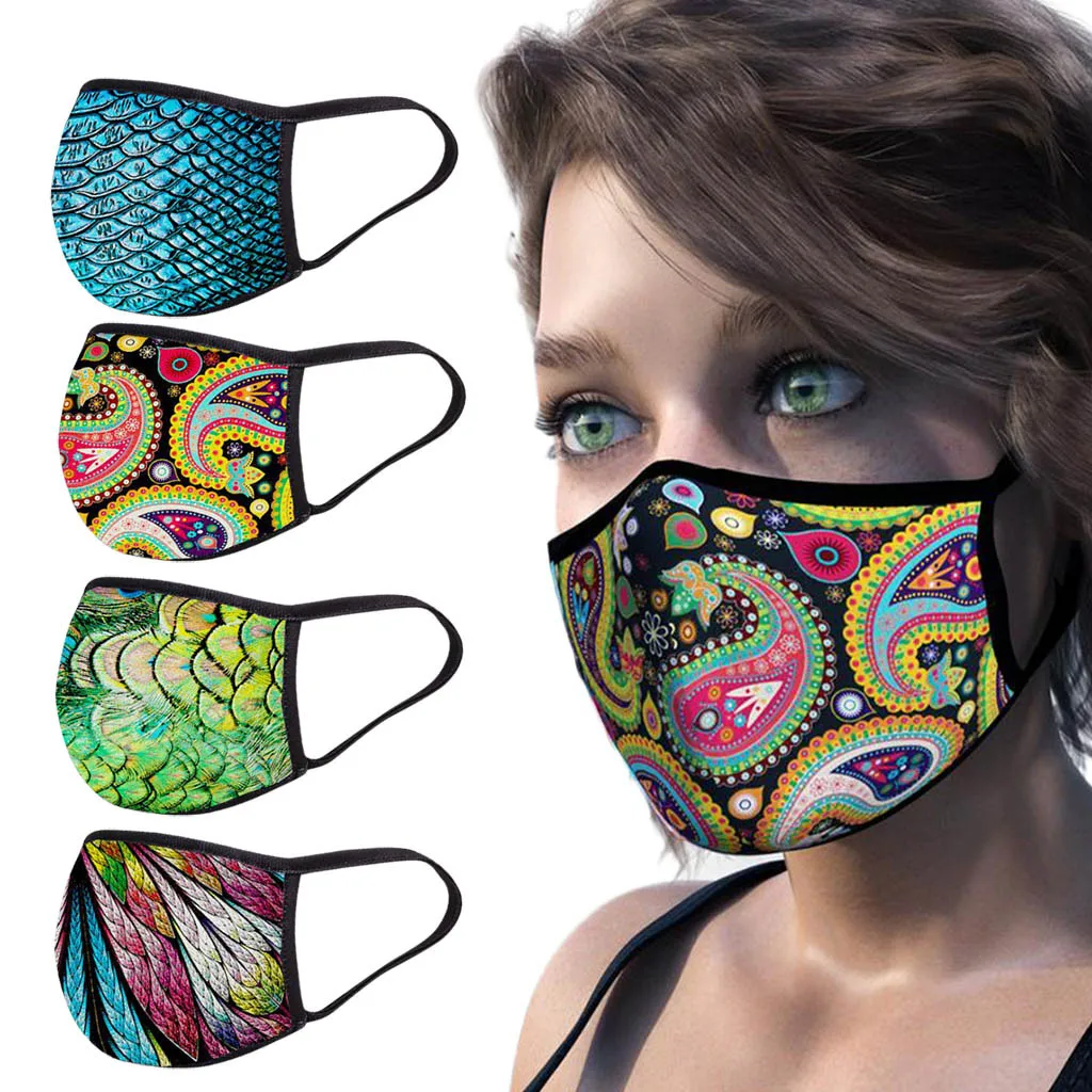 Mustache Beard Face Mask Cover Washable Reusable Custom Printed Comfortable Health Care breathable mascarillas | Аксессуары для