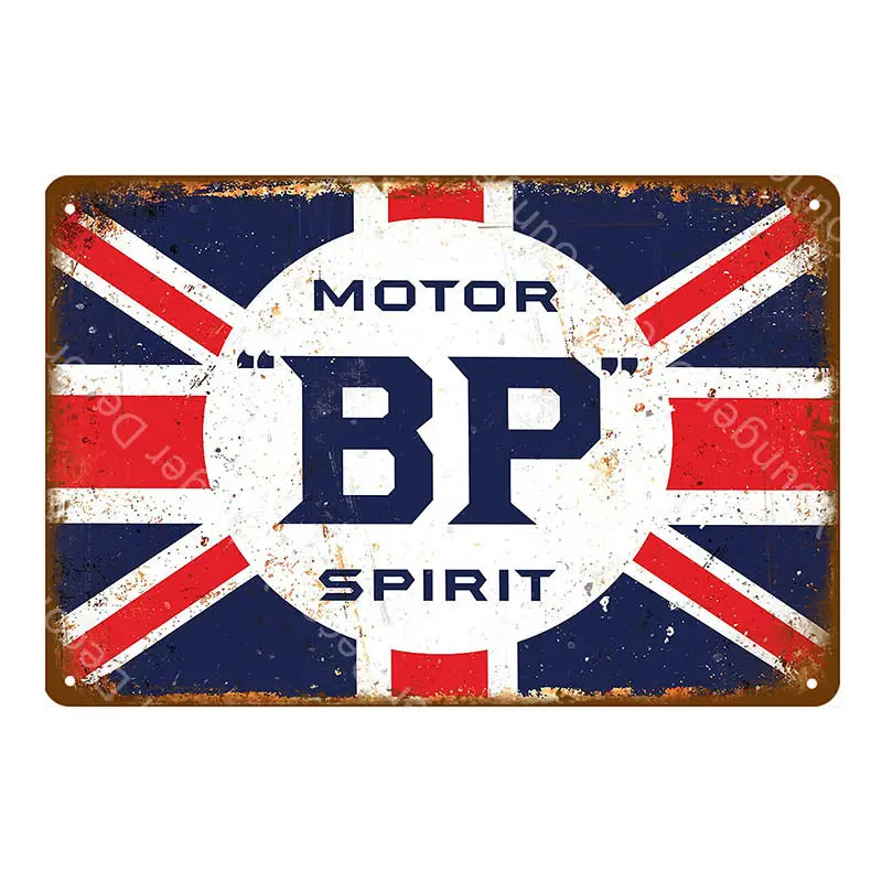 YD2516F Mopar BP Bull Dog RPM двигатель масла Оловянная вывеска автомобилей грузовиков мотоциклов металлическая табличка Бар Паб гараж АЗС Настенный декор шин плакат - Цвет: YD2516F