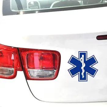 

10CM*10CM Amusing STAR OF LIFE Car Sticker Reflective Decal Car The Tail The Of