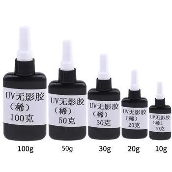 

Hard Clear UV Resin Glue Crystal Clear Ultraviolet Curing UV Glue Solar Cure Sunlight Activated UV Resin Jewelry Making