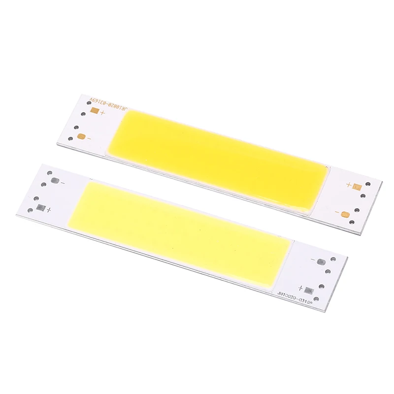 3W 9V  Colorful COB Strip Modules 100x20mm For DIY Car House Lighting COB LED Light DC LED Bulb Chip On Board