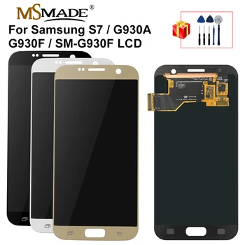 

5.1'' Original Display LCD With Frame For SAMSUNG Galaxy S7 G930 G930F Touch Screen Digitizer Assembly For Samsung S7 LCD