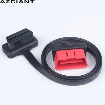 

Car OBD2 male to female obd DVR line extension cable connection data GPS tracking 16pin OBDII flat wire