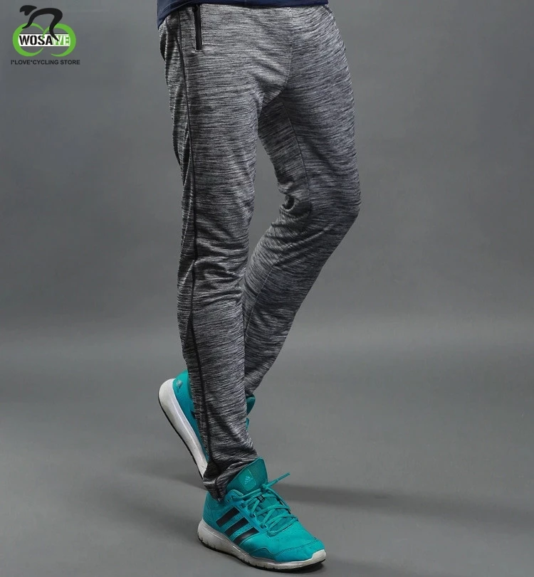 BARBOK Running Pants Stripe Men Professional Sports Leggings Gym Fitness Yoga Pants Zipper Leg