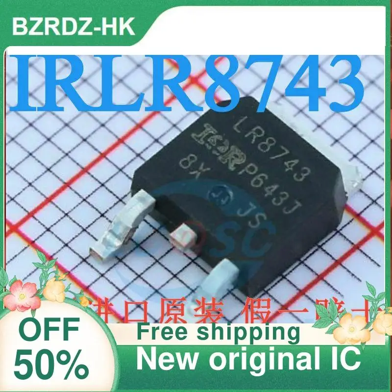 오리지널 IC, IRLR8743TR, IRLR8743TRPBF, LR8743 TO-252, 신제품, 20 개