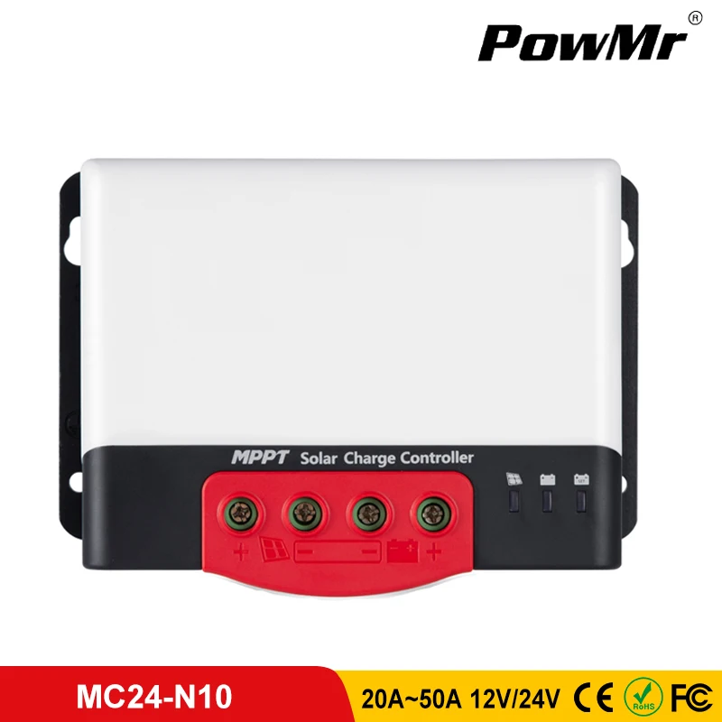 Контроллер заряда солнечной батареи PowMr 50 А 40 30 20 12 В 24 автоматический с входом 1320
