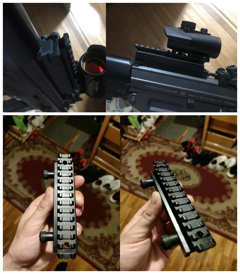 Other Outdoors AR 15 M 16 High Profile Riser Scope Mount See Thru 13