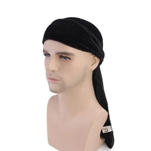 Пляжная кепка с длинным хвостом китайский дракон напечатанный бархат мягкий тюрбан Кепка платок головной убор одежда Новинка