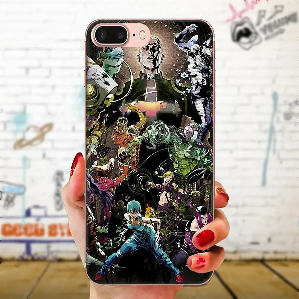 Jojo невероятное приключение узор чехол для телефона LG G2 G3 G4 G5 G6 G7 K4 K7 K8 K10 K12 K40 мини