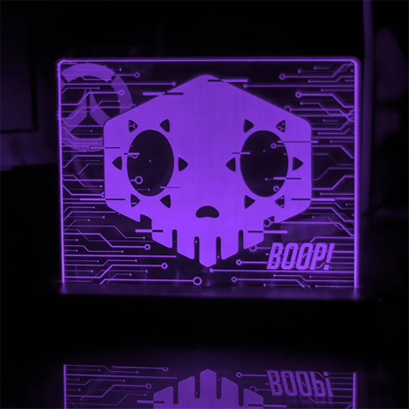 Игра светодиодный ночной Светильник Sombra Оливия Colomar 3D зеленого и синего цветов USB