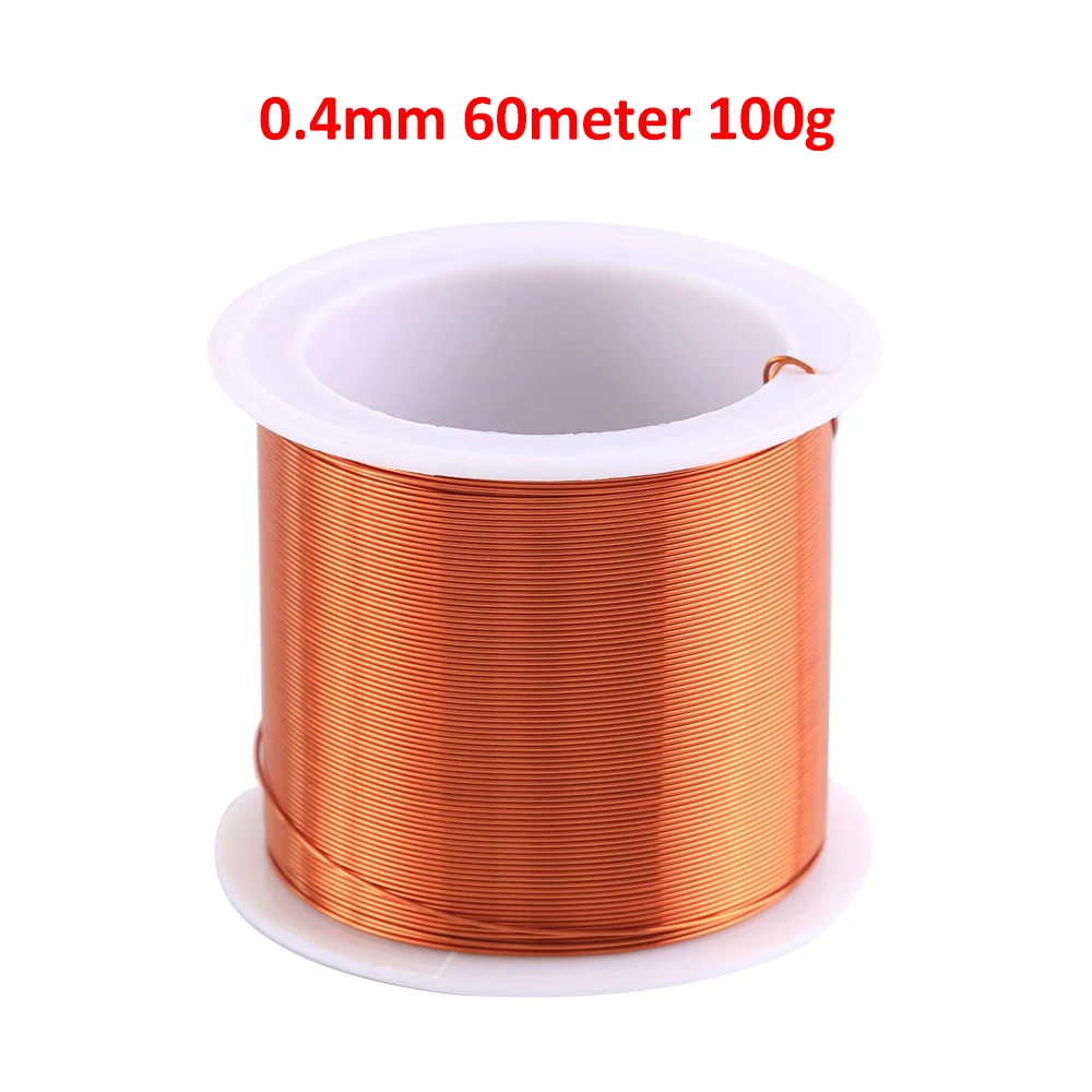 100g Weight Enamelled Copper Magnet Wire For DIY Motor Generator Projects Electr 
