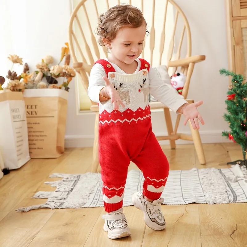 Newborn Baby Christmas Sweater Infantil Boy Girl Christmas's Party Cute 2019 High Quality Clothes Romper Sweaters |