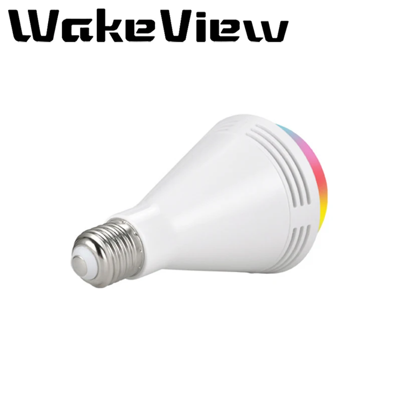 WakeView LED Light Camera 960P Wireless Panoramic Home Security WiFi CCTV Fisheye Bulb Lamp IP Camera 360 Degree Bluetooth Music
