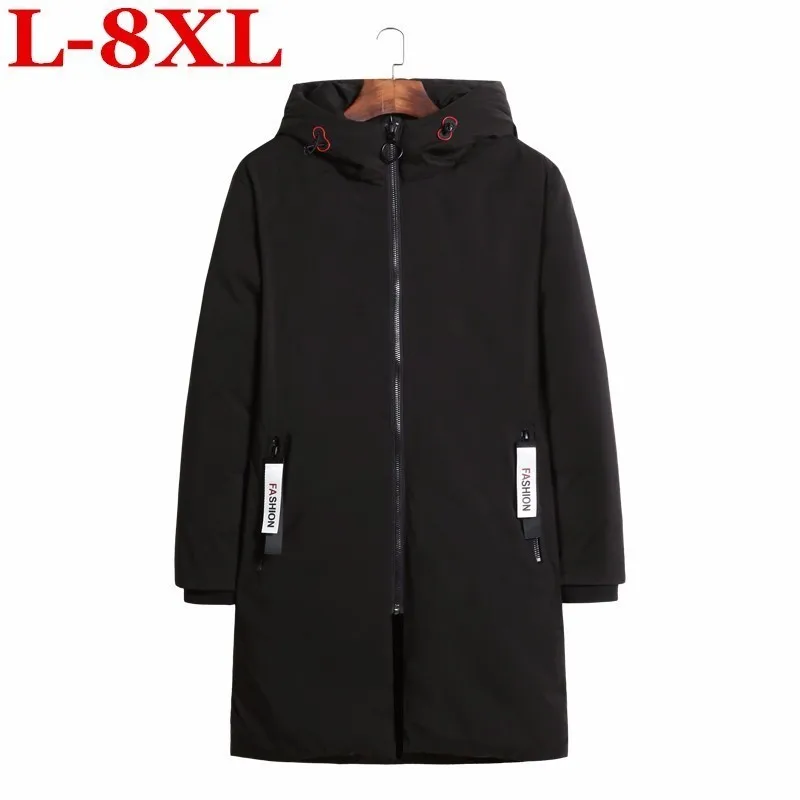 Большие размеры 10XL 9XL 8XL хит продаж зимняя теплая ветрозащитная Мужская куртка с