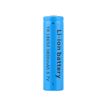 

18650 Li-ion 3800mAh Capacity 3.7V Rechargeable Battery for LED Torch Flashlights Blue New Torch 18650 Batteries