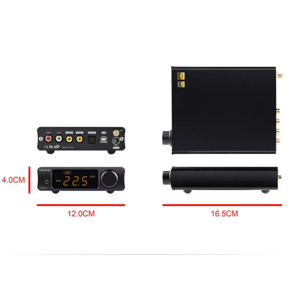  Tapa DX3 PRO LDAC Edition Bluetooth decodificación amp AK4493 USB DAC XMOS XU208 DSD512 solución du
