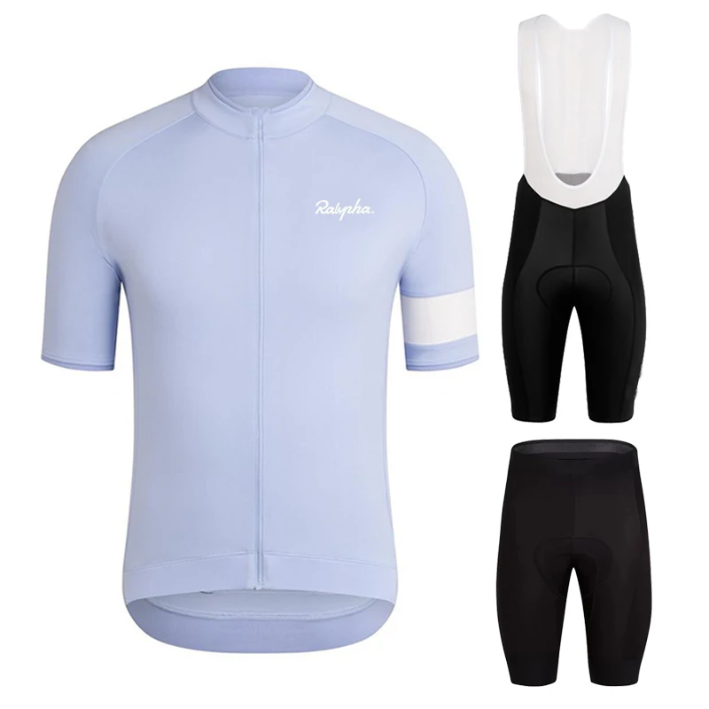 

2020Ralvpha Cycling jersey Set Bike Jersey Bib Shorts Suits Road Mountain MTB Bicycle Clothes Maillot Ropa Ciclismo Cycling Tops