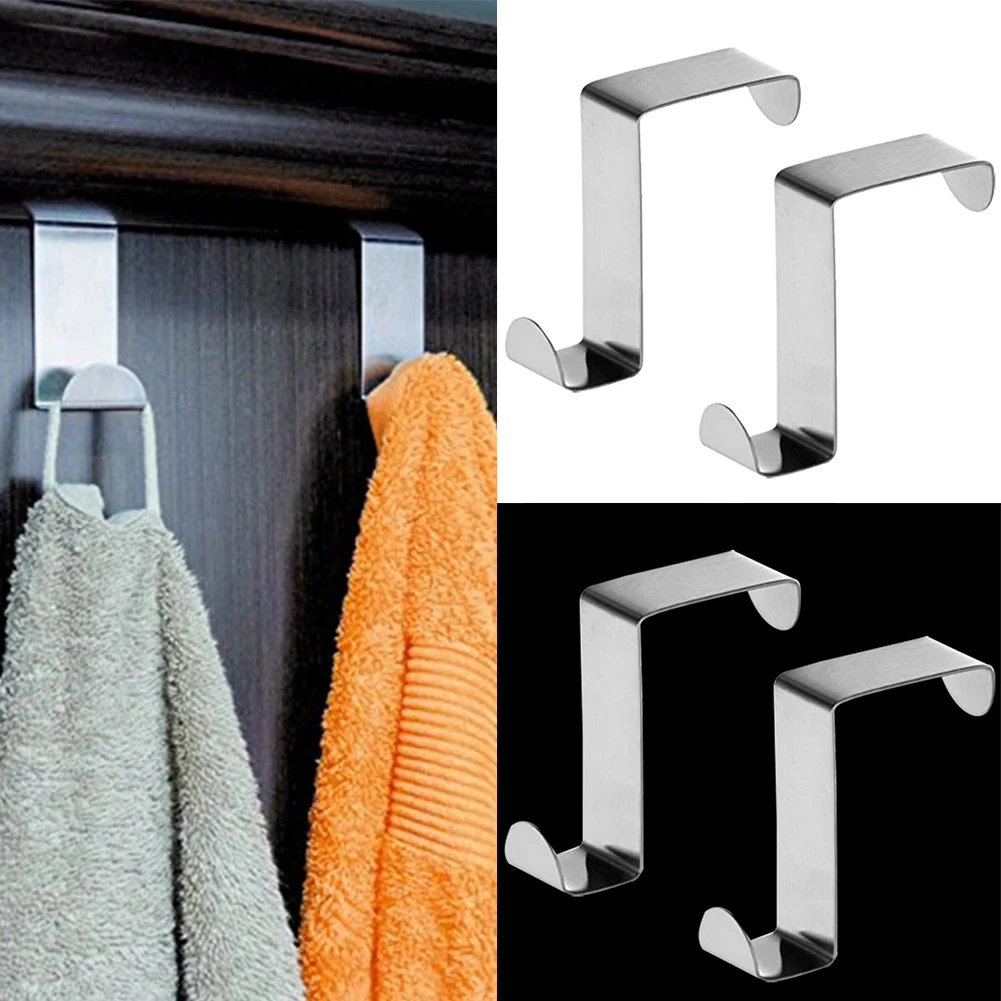 

Stainless Steel Door Back Type Clothes Hook Door Hook Household Tools