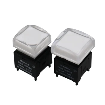

1Pcs 15mm/17mm Transparent Cover PB06-B/C Momentary Push Button Switch With RGB Led Light SPST
