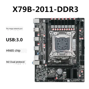 

New X79B Desktop Computer Motherboards, Soft 2011-Thread-USB3.0 Interface Supports M2 Solid Server Board Game Set