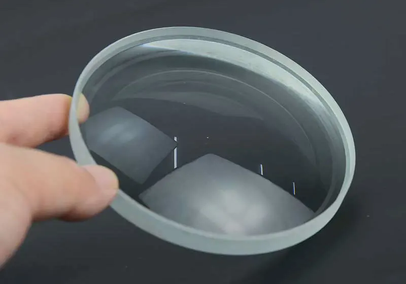 50mm Brennweite Optische Konvexe Linse Physikalische Gläser für Labor 