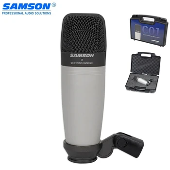 

FREE Shipping RU Samson C01 Capacitor Studio Condenser Microphone Spider For Recording Vocals, Acoustic Instruments And Drum