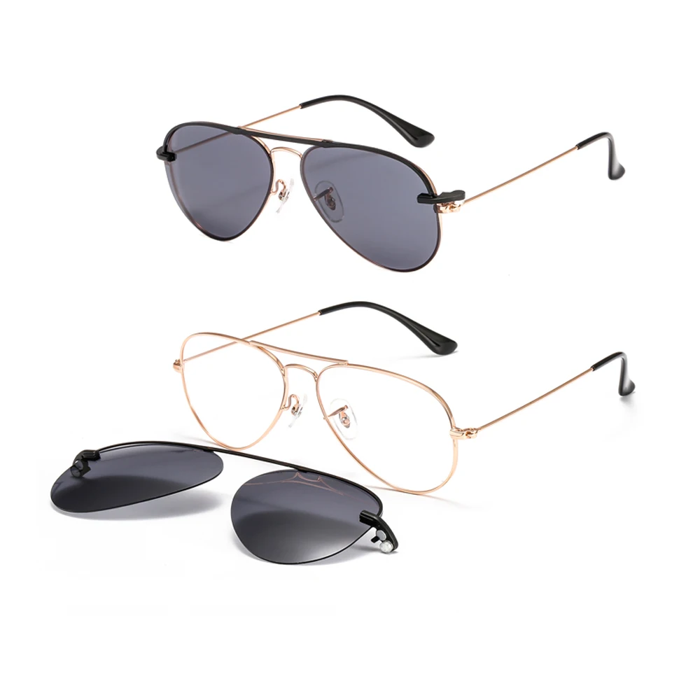 Polarized Sunglasses Men Women Magnetic Clip On Lens Sunglass Pilot Sun  Glasses Frame Of Eyeglasses Optical Eyewear Trendy 2022 - Sunglasses -  AliExpress