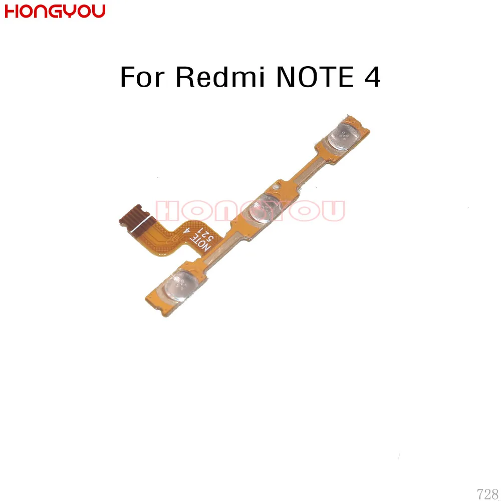 10 шт./лот для Xiaomi Redmi NOTE 4 / 4X глобальная версия кнопка включения и