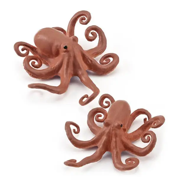 Sea Animal Toy Set Animal Sea Figures Ocean Toy For Kids 12-PCS Animal Figurines Set For Sea Lovers Realistic Animal Educational 4