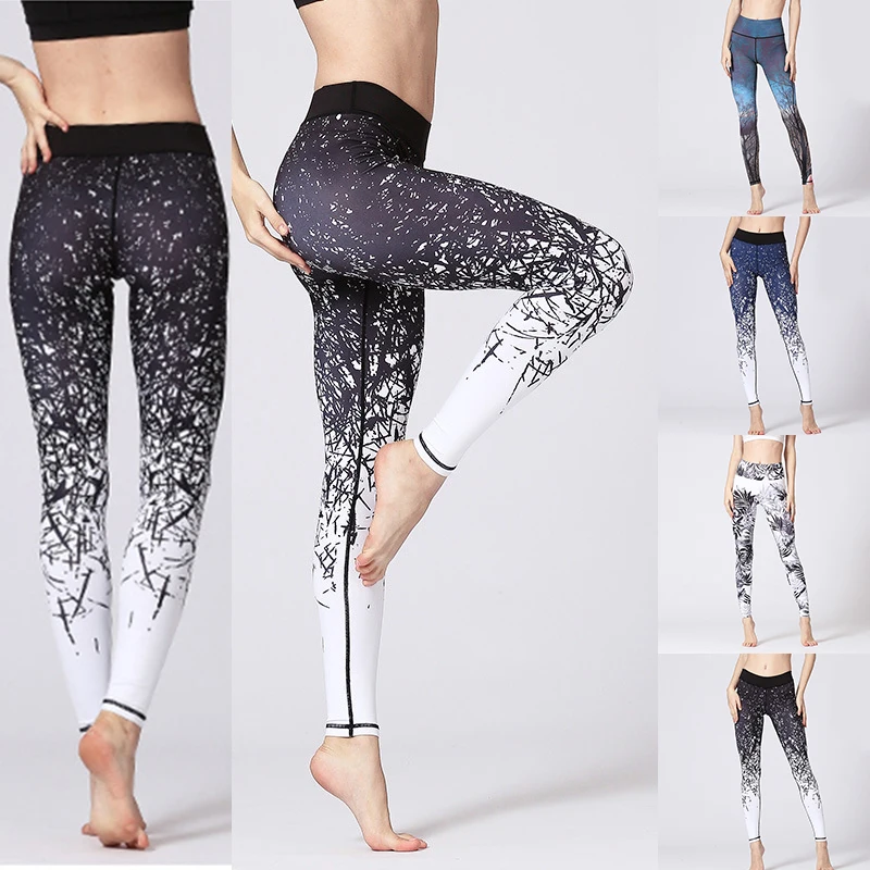 

High Waist Yoga Pants Tummy Control Workout Pants Running Pants Cycling Joggers Leggings For Women Yoga Leggings Leginsy Damskie