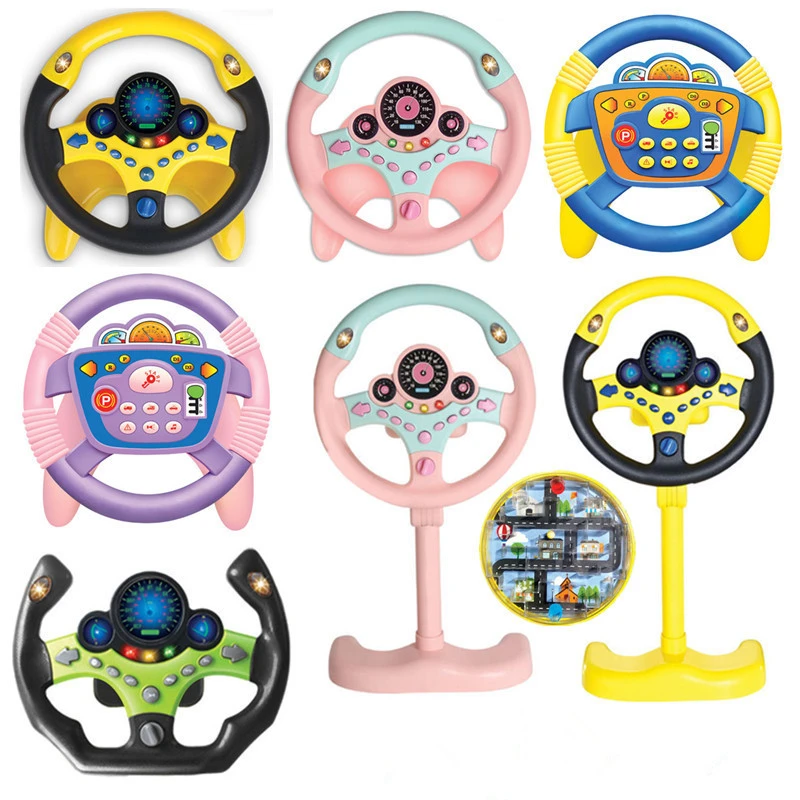 Eletric Simulation Steering Wheel Toy 