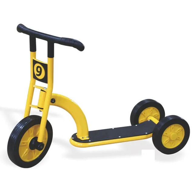 YLWCNN Children Two Wheeled Scooter Tricycle Tandem Bicycle Widened Pedals Strong Bearing Capacity Scooter Kids Ride On Toy Car 2
