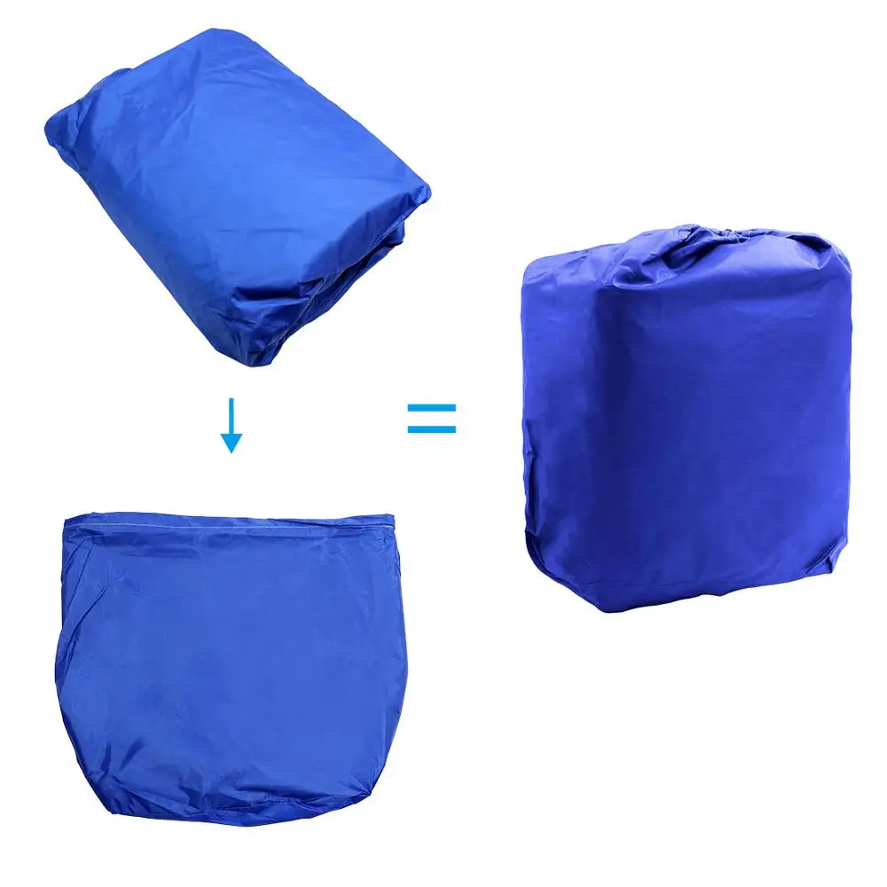 Boat Cover 210D Fabric 14-22FT Waterproof Fishing Ski Speedboat Anti-UV