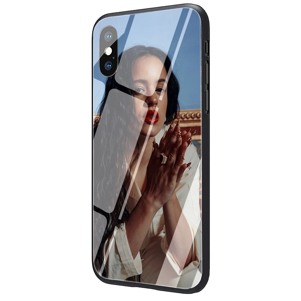 G5 EWAU красивый Розалия закаленное стекло чехол для телефона чехол для iPhone 5 5S SE 6 6s 7 8 Plus X XR XS 11 Pro Max - Цвет: G5