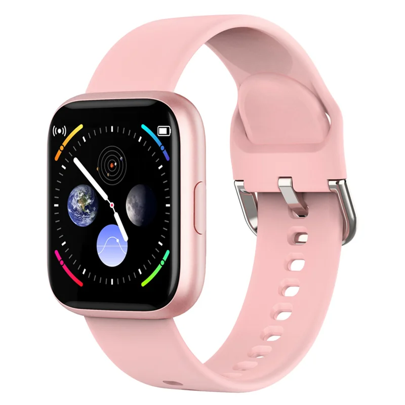 Полный сенсорный экран Smartwatch для женщин монитор сердечного ритма кровяное давление кислородный спортивный фитнес-браслет для iPhone Android VS B57 F8 - Цвет: D