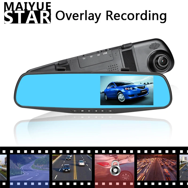 Mayatt Star 4 3 &quotFull HD 1080 p DVR автомобильная камера Автомобильное зеркало заднего вида